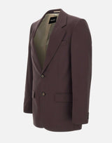 BOSS Blazer relaxed fit in twill BROWN Uomo 