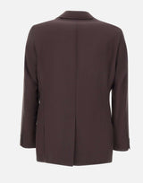 BOSS Blazer relaxed fit in twill BROWN Uomo 