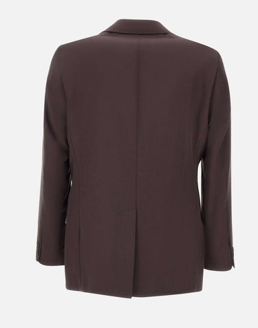 BOSS Blazer relaxed fit in twill BROWN Uomo 