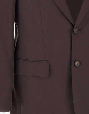 BOSS Blazer relaxed fit in twill BROWN Uomo 