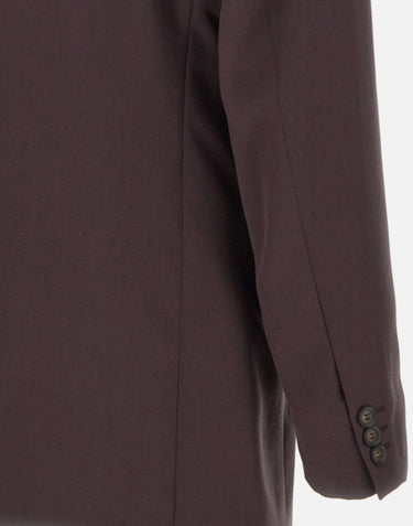 BOSS Blazer relaxed fit in twill BROWN Uomo 