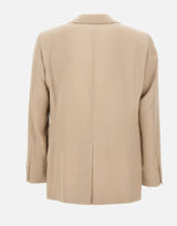 BOSS Blazer relaxed fit in twill BEIGE Uomo 