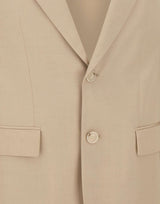 BOSS Blazer relaxed fit in twill BEIGE Uomo 