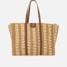 BOSS Borsa a spalla in paglia BROWN Donna 
