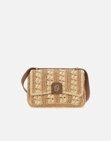 Borsa a tracolla in paglia 50563320 119 BOSS 