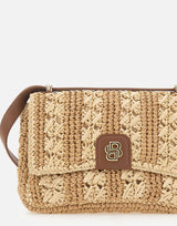 Borsa a tracolla in paglia 50563320 119 BOSS 