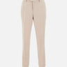 BOSS Pantaloni slim fit con micro motivo BEIGE Uomo 