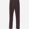 Pantaloni con pince in cotone 50563825 210 BOSS 
