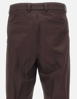Pantaloni con pince in cotone 50563825 210 BOSS 