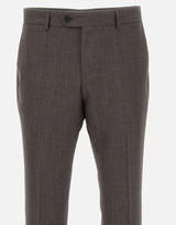 Pantaloni slim fit in misto lana 50563826 208 BOSS 