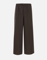 Pantaloni con coulisse in lana vergine 50563827 210 BOSS 