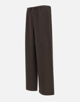 Pantaloni con coulisse in lana vergine 50563827 210 BOSS 