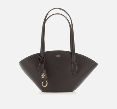 BOSS Borsa a spalla "Numah Chapelier Tote" BROWN Donna 