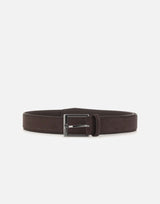 BOSS Cintura in pelle scamosciata con fibbia ad ardiglione BROWN Uomo 