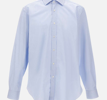 BOSS Camicia "H-David-Spread" Light Blue Uomo 