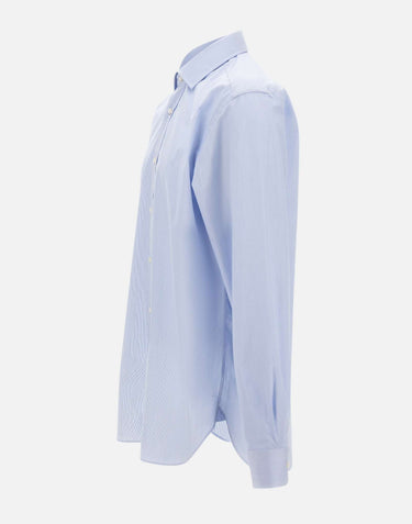 BOSS Camicia "H-David-Spread" Light Blue Uomo 