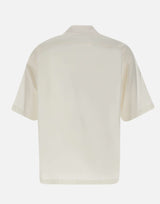 BOSS Camicia in misto seta WHITE Uomo 