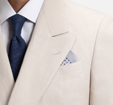 BOSS Pochette in lino e cotone Light Blue Uomo 