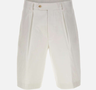 BOSS Shorts in cotone WHITE Uomo 