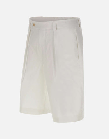BOSS Shorts in cotone WHITE Uomo 