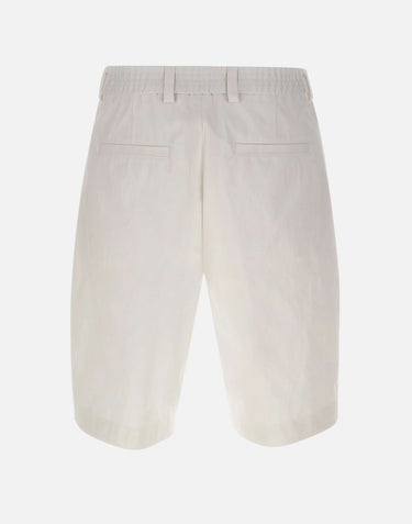 BOSS Shorts in cotone WHITE Uomo 