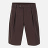 BOSS Shorts in cotone BROWN Uomo 