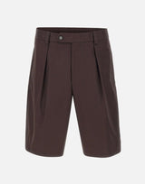 BOSS Shorts in cotone BROWN Uomo 