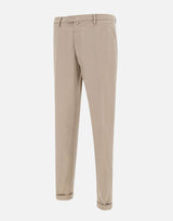BRIGLIA 1949 Pantaloni  "BG03" in cotone stretch BEIGE Uomo 
