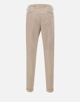 BRIGLIA 1949 Pantaloni  "BG03" in cotone stretch BEIGE Uomo 