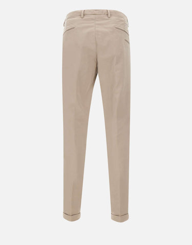 BRIGLIA 1949 Pantaloni  "BG03" in cotone stretch BEIGE Uomo 