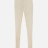 BRIGLIA 1949 Pantaloni "BG03" in cotone stretch WHITE Uomo 