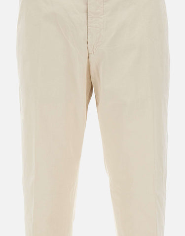 BRIGLIA 1949 Pantaloni "BG03" in cotone stretch WHITE Uomo 