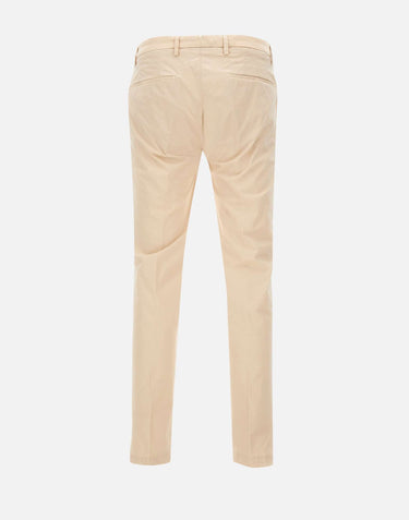 BRIGLIA 1949 Pantaloni "BG04" in cotone stretch BEIGE Uomo 