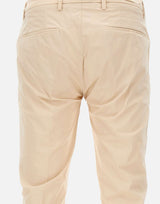 BRIGLIA 1949 Pantaloni "BG04" in cotone stretch BEIGE Uomo 