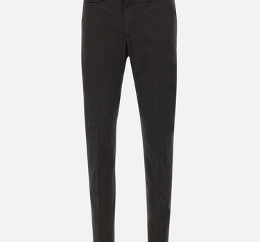 BRIGLIA 1949 Pantaloni "BG05" in cotone BLACK Uomo 