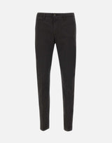 BRIGLIA 1949 Pantaloni "BG05" in cotone BLACK Uomo 