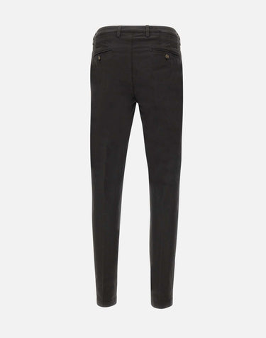 BRIGLIA 1949 Pantaloni "BG05" in cotone BLACK Uomo 