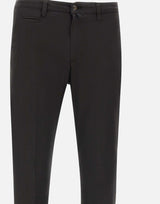 BRIGLIA 1949 Pantaloni "BG05" in cotone BLACK Uomo 
