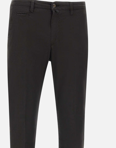 BRIGLIA 1949 Pantaloni "BG05" in cotone BLACK Uomo 
