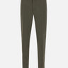BRIGLIA 1949 Pantaloni "BG05C" in cotone stretch GREEN Uomo 