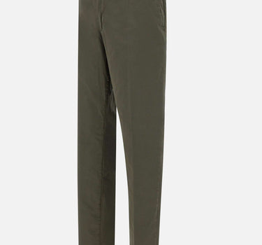 BRIGLIA 1949 Pantaloni "BG05C" in cotone stretch GREEN Uomo 