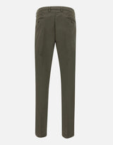 BRIGLIA 1949 Pantaloni "BG05C" in cotone stretch GREEN Uomo 