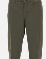 BRIGLIA 1949 Pantaloni "BG05C" in cotone stretch GREEN Uomo 