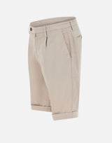 BRIGLIA 1949 Bermuda in cotone BEIGE Uomo 