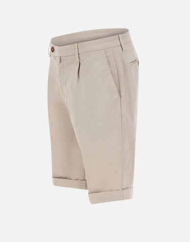 BRIGLIA 1949 Bermuda in cotone BEIGE Uomo 