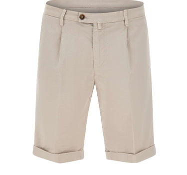 BRIGLIA 1949 Bermuda in cotone BEIGE Uomo 