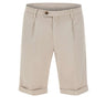 BRIGLIA 1949 Bermuda in cotone BEIGE Uomo 
