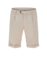 BRIGLIA 1949 Bermuda in cotone BEIGE Uomo 