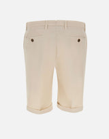 BRIGLIA 1949 Bermuda in cotone WHITE Uomo 