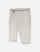 BRIGLIA 1949 Bermuda in cotone WHITE Uomo 